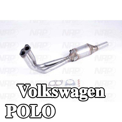 NAP carparts محول حفاز مع مواد التثبيت/التركيب — 1990 Volkswagen Polo