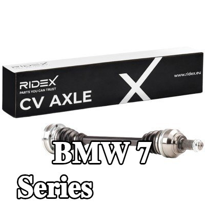 RIDEX عمود الدفع المحور الأمامي الأيسر, المحور الأمامي الأيمن, 651mm — 2001 BMW 7 Series