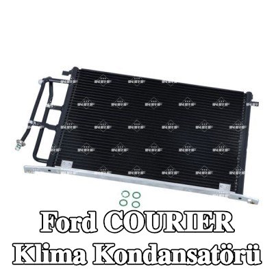 NRF Klima kondansatörü EASY FIT, conta halkası ile, azot dolgulu — Ford Courier