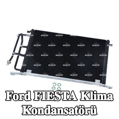 NRF Klima kondansatörü EASY FIT, conta halkası ile, azot dolgulu — 2000 Ford Fiesta