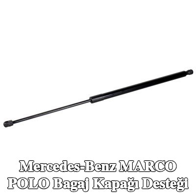 FEBI BILSTEIN Bagaj kapağı amortisörü (Her iki taraf), 680mm — Mercedes-Benz Marco Polo