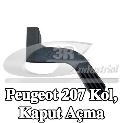3RG Kol, kaput açma — Peugeot 207
