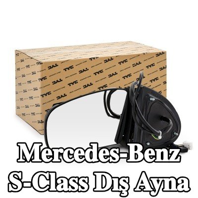 TYC Sol yan ayna — 2002 Mercedes-Benz S-Class