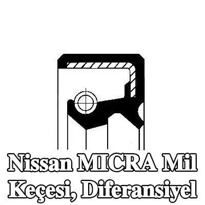 CORTECO Mil Keçesi, diferansiyel — 1990 Nissan Micra