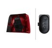 HELLA Arka lamba Sol, beyaz/kırmızı, ampul tutuculu, ampullü — 2012 Volkswagen Touran (5)