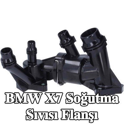 BIRTH Ön Soğutma Suyu Flanşı, Ön Aks, Alt, contalı/sızdırmaz, termostatlı — BMW X7