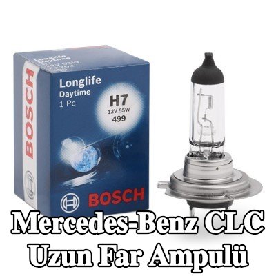 BOSCH Uzun far ampulü H7, 55W, 12V — Mercedes-Benz Clc