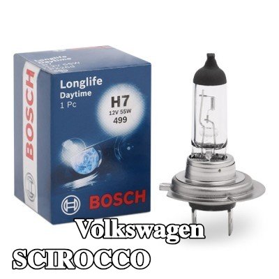 BOSCH لمبة الضوء العالي H7, 55W, 12V — Volkswagen Scirocco