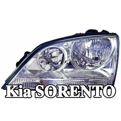 ABAKUS المصباح الأمامي الأيسر, H1, H7, H7/H1, بدون لمبة — 2008 Kia Sorento