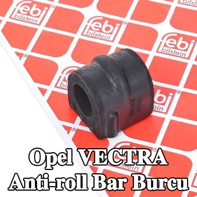 FEBI BILSTEIN Ön aks stabilizatör çubuğu burcu, 22mm, Kauçuk — Opel Vectra