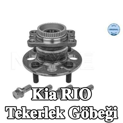 MEYLE Tekerlek göbeği arka aks, ABS sensör halkalı, entegre tekerlek yatağı ile, sabitleme/montaj malzemesi ile — 2012 Kia Rio