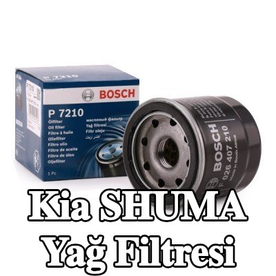 BOSCH Tek çek valflı yağ filtresi — Kia Shuma