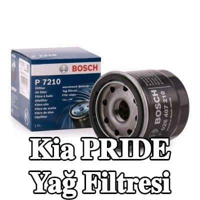 BOSCH Tek çek valflı yağ filtresi — Kia Pride