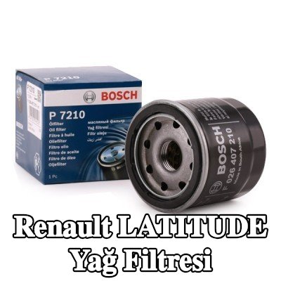 BOSCH Tek çek valflı yağ filtresi — Renault Latitude