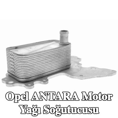 VEMO Conta/sızdırmazlık elemanı olmayan motor yağı soğutucusu — Opel Antara