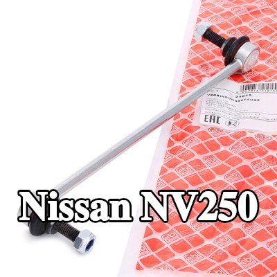 FEBI BILSTEIN وصلة قضيب مانع الانقلاب OE Turbo NEW, المحور الأمامي الأيسر, المحور الأمامي الأيمن, 285mm, الفولاذ — Nissan Nv250