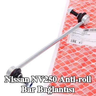 FEBI BILSTEIN Stabilizatör kolu OE Turbo YENİ, Sol Ön Aks, Ön Aks Sağ, 285mm, Çelik — Nissan Nv250