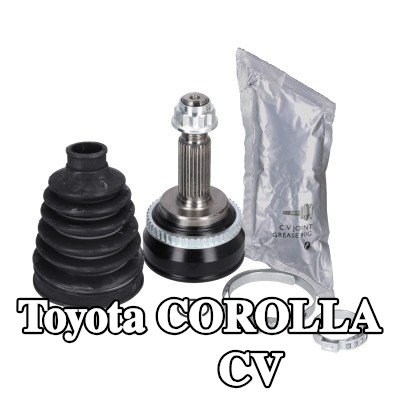 FEBI BILSTEIN طقم مفصل CV جانب العجلة, مع صمولة, مع شحم — 2002 Toyota Corolla