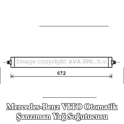 PRASCO Otomatik şanzıman yağ soğutucusu — 2012 Mercedes-Benz Vito