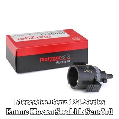 METZGER Emme havası sıcaklık sensörü — 1991 Mercedes-Benz 124-Series