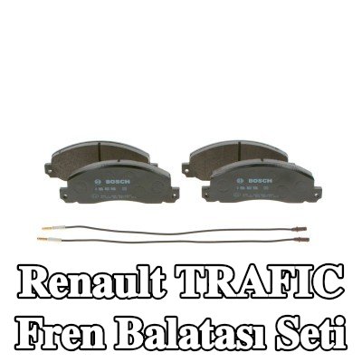 BOSCH Fren balatası seti 18, 5mm, gıcırtı önleyici plaka ile, montaj kılavuzu ile — 2000 Renault Trafic