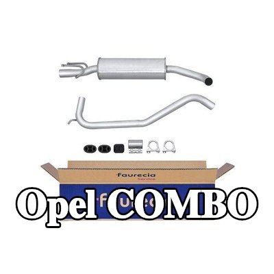 HELLA كاتم صوت وسط مع قطع التثبيت — 2000 Opel Combo