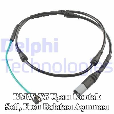 DELPHI Uyarı Kontak Seti, fren balatası aşınması — BMW X5