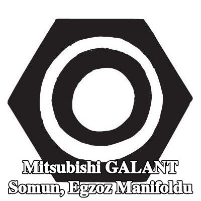 BOSAL Somun, egzoz manifoldu — 1990 Mitsubishi Galant