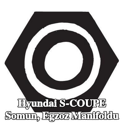 BOSAL Somun, egzoz manifoldu — Hyundai S-coupe