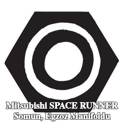 BOSAL Somun, egzoz manifoldu — Mitsubishi Space Runner