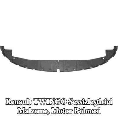 VAN WEZEL Sessizleştirici Malzeme, motor bölmesi Alt — 2012 Renault Twingo