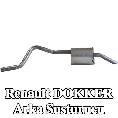 BOSAL Arka susturucu — Renault Dokker