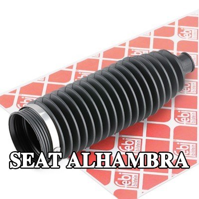 FEBI BILSTEIN طقم غطاء حامل التوجيه المحور الأمامي الأيسر, مع مشابك — SEAT Alhambra