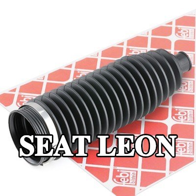 FEBI BILSTEIN طقم غطاء حامل التوجيه المحور الأمامي الأيسر, مع مشابك — SEAT Leon