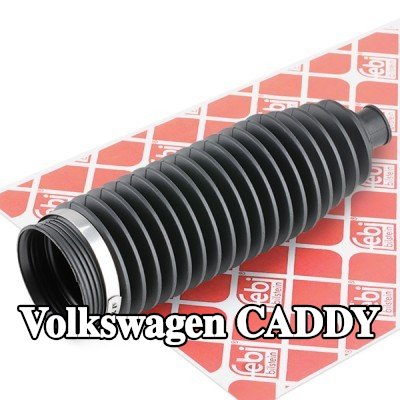 FEBI BILSTEIN طقم غطاء حامل التوجيه المحور الأمامي الأيسر, مع مشابك — Volkswagen Caddy