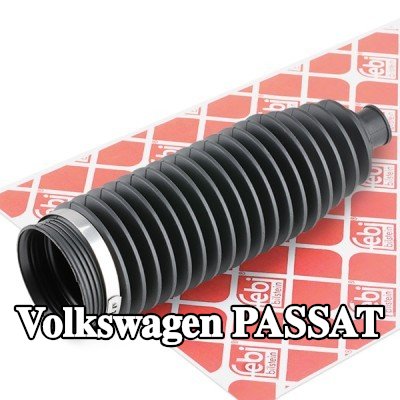 FEBI BILSTEIN طقم غطاء حامل التوجيه المحور الأمامي الأيسر, مع مشابك — Volkswagen Passat