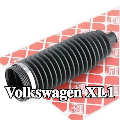 FEBI BILSTEIN طقم غطاء حامل التوجيه المحور الأمامي الأيسر, مع مشابك — Volkswagen Xl1