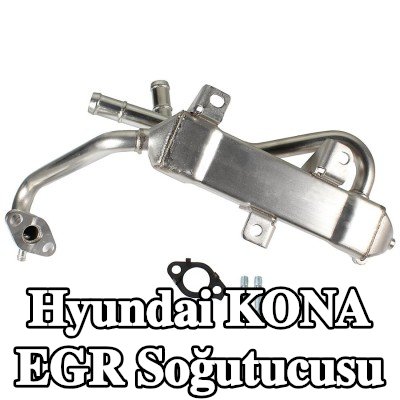 METZGER Soğutma suyu hortumu olmayan EGR soğutucu, EGR valfi olmadan — Hyundai Kona