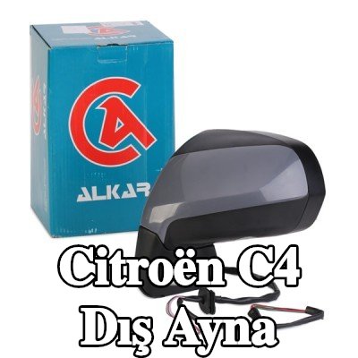 ALKAR Sol yan ayna, Elektrikli — 2012 Citroën C4