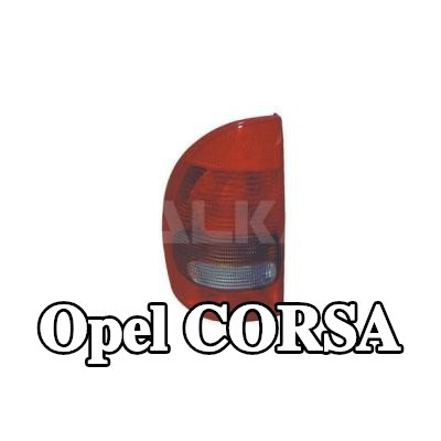 ALKAR المصباح الخلفي الأيسر, بدون حامل لمبة — 2002 Opel Corsa