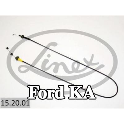 LINEX كابل دواسة الوقود — Ford Ka