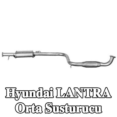 VEGAZ Orta susturucu 1680mm — 1990 Hyundai Lantra