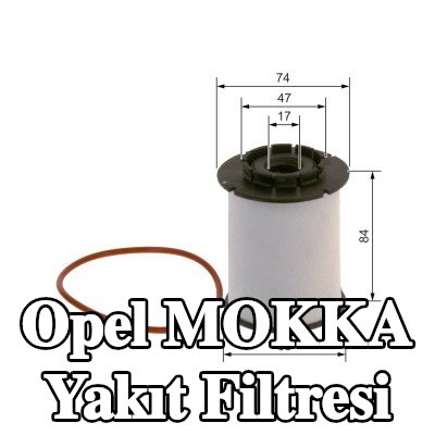 BOSCH Yakıt filtresi — Opel Mokka