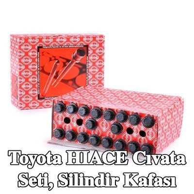 ELRING Cıvata Kiti, silindir kafası M12x1, 25x127 — 2000 Toyota Hiace