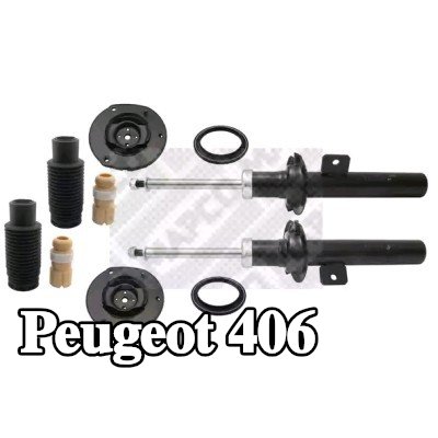 MAPCO مجموعة التعليق، ممتصات الصدمات — Peugeot 406