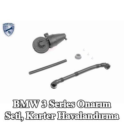 VAICO Onarım Seti, karter havalandırması Silindir Kafası, sabitleme/montaj malzemesi ile, hortumlu, vida ile — 1997 BMW 3 Series
