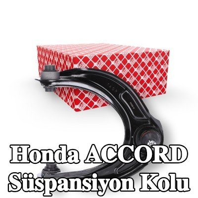 FEBI BILSTEIN Süspansiyon kolu Ön Aks Sağ, Üst, Çelik Sac, bilyeli mafsal ile, taç somun ve çatal pimli, lastik yastıklı — Honda Accord