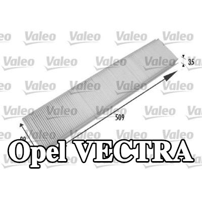 VALEO مرشح حبوب اللقاح CLIMFILTER COMFORT, مرشح الجسيمات — 1990 Opel Vectra