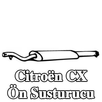 VEGAZ Ön Susturucu — Citroën Cx