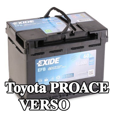 EXIDE بطارية EFB — Toyota Proace Verso